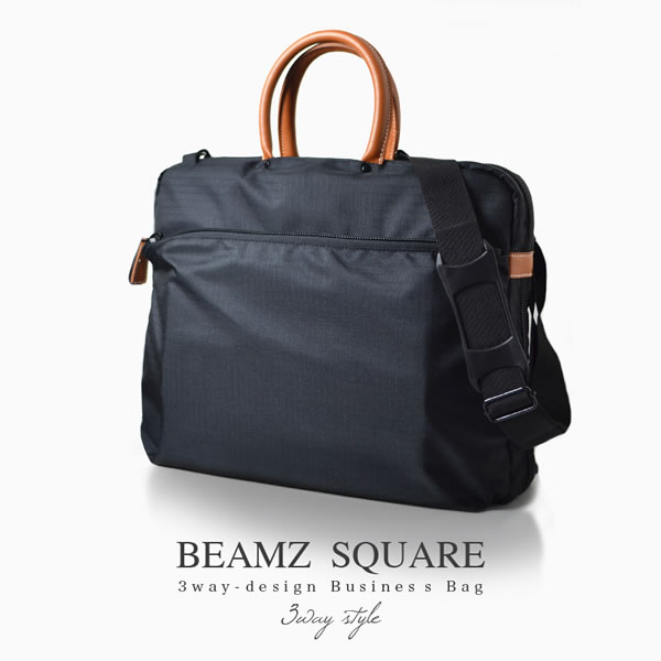  BEAMZ SQUARE 3waydlu[tP[X BZSQ-735BKy΂  Y {v v  U[ amp uh bag z Jo obO Mtg v[g ̓