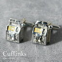 カフスボタン スロットマシン シルバー cufflinks カフリンクス 紳士用 メンズ アクセサリー CF-550021 ギフト プレゼント クリスマス 誕生日 お祝い 入学 入社 就職 【メール便送料無料】[M便 1/30]