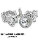 カフスボタン KATHARINE HAMNETT キャサリンハムネット カフス ブランド メンズ アクセサリー 紳士用 KH-03-103-150 [ビジネス フォーマル 当店人気 おしゃれ カフスボタン 紳士 結婚式 プレゼント ギフト 誕生日 お祝い ]