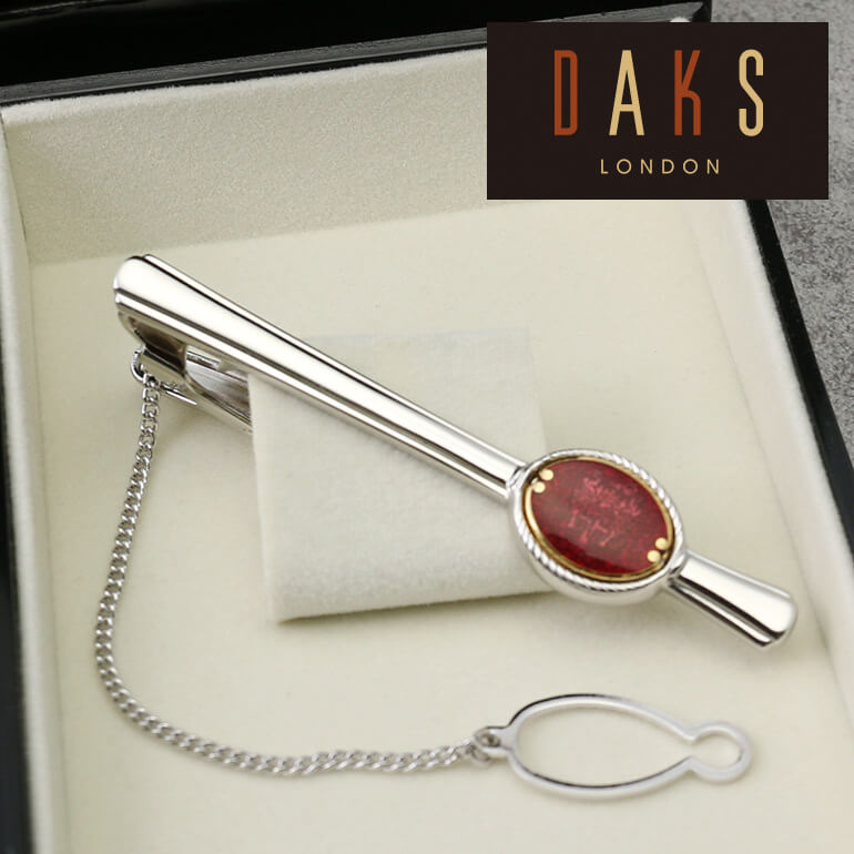 ネクタイピン DAKS ダックス タイピン タイバー メンズ アクセサリー 紳士用 ブランド イギリス ロンドン 英国 DT8031 daks タイピン ビジネス フォーマル [ギフト プレゼント 父の日 誕生日 入学 卒業 入社 転職 退職 お祝い 贈り物 結婚式 ]