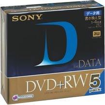 5DPW47G DVD+RW 1-4倍速 スタンダード 5枚