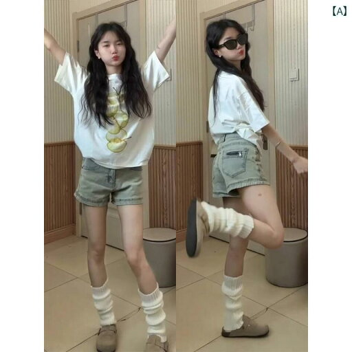ショート パンツ レディース アメリカン ストリートの ハイウエスト デニムショートパンツ 女性用 夏服 2025年新 ホット ガール ヒップ aライン パンツ ショート パンツ レディース アメリカン ストリートの ハイウエスト デニムショートパンツ 女性用 夏服 2025年新 ホット ガール ヒップ aライン パンツ