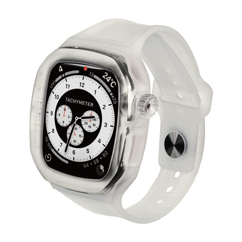 EYLE Apple Watch Series 7 / 6 / 5 / 4 / SE 45mm 44mm 兼用 ケース バンド OCTLUX XAW01-OX1