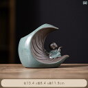 茶道具 セット 茶道 禅 小僧 茶道 6人 組 セット カンフー 茶器 陶器 茶筒 茶 卓 装飾品
