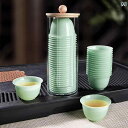 茶道具 セット 茶道 使い捨て エメラルドグリーン カンフーティーカップセット 厚手 ティーセット アウトドア ティードリンク 用品 アーティファクト