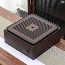 ティーセット 茶道具 茶器 家庭用 多機能 収納 ボックス ティート レイ 大型 和風 竹 カンフーティーセット ティーテーブル トレイ レトロ