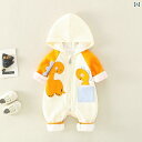 ベビー服 春秋 ベビー スプリング コート 0 ~ 1歳の 男の子と 女の子 恐竜 ジャンプスーツ 春秋 アウターウェア かわいい 子供服