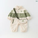 ベビー服 春秋 男の子用 ベビー 春服 春秋用 ジャンプスーツ コート 生後 0ヶ月の ロンパース アウトドア ジャケット ハイハイ用の 服