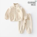 ベビー服 春秋 赤ちゃんの 暖かい 服 スーツ ベビー コート 秋冬 長袖 新生児 赤ちゃん 裏起毛 厚手 子供用 フリース