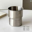コップ ウォーターカップ 304 ステンレスの コーヒー カップ 蓋 付き やけど 防止 高 価値の 屋外 キャンプ用 ポータブル 飲料 水 ティーカップ