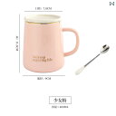 コップ ウォーターカップ マグカップ セラミック カップ 蓋 付き スプーン 女の子 新居 高級 カップル オフィス コーヒー ウォーターカップ