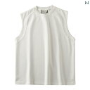 ノースリーブ タンクトップ メンズ な アメリカン スタイル 300 グラム ヘビー ベスト メンズ 夏の スポーツフィットネス ノースリーブ Tシャツ
