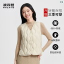 レディース ダウン ベスト Bosideng レディース ダウン ベスト 2024 Vネック ショート 薄手 肌に 優しい 快適 暖かい B 40130006