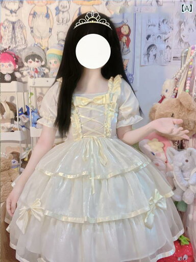 ロリータ ドレス コスプレ 月光 少女 ロリータ 三 段 甘くて かわいい エレガントな の フェアリーの 王女の ドレス ロリータ ドレス コスプレ 月光 少女 ロリータ 三 段 甘くて かわいい エレガントな の フェアリーの 王女の ドレス