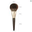 メイク ブラシ セット 朗 眼 葛 桑 花 ルースパウダー ブラシ 1本 特大 ふわふわ 舌型 ソフト パウダー セッティング メイク ブラシ