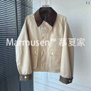 Marmusen最高の商品が入荷しましたBarbチャンネルで入手可能ナイロン製の短いウィンドブレーカーコート。