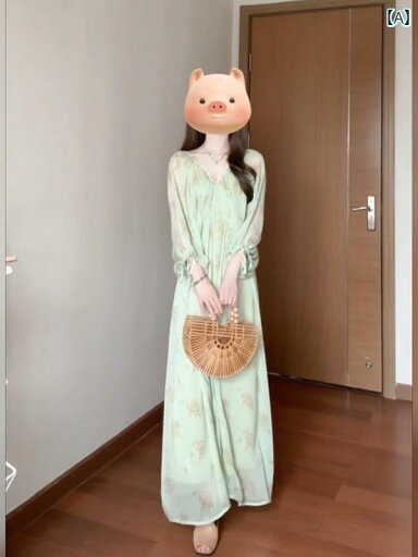 ワンピース ドレス レディース 大きいサイズ 太い mm 中国 ゆったりした Vネック プリント 禅 ドレス 女性 夏 スリム フェアリー ロング スカート ワンピース ドレス レディース 大きいサイズ 太い mm 中国 ゆったりした Vネック プリント 禅 ドレス 女性 夏 スリム フェアリー ロング スカート