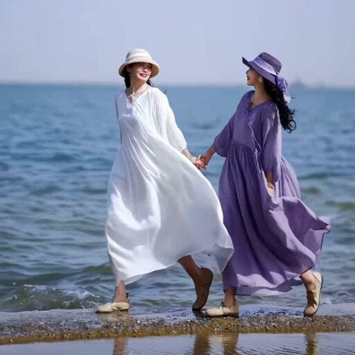 ワンピース ドレス レディース 海辺の 旅行や 休暇の 夏の 綿 リネンの ドレス レデイース フェアリーの の 二 重層の 流れるような ロング スカート ビーチ ビッグ スイング スカート ワンピース ドレス レディース 海辺の 旅行や 休暇の 夏の 綿 リネンの ドレス レデイース フェアリーの の 二 重層の 流れるような ロング スカート ビーチ ビッグ スイング スカート