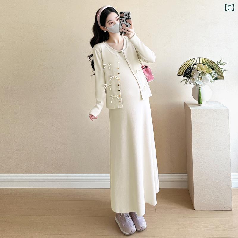 妊婦用　パンツ　レギンス 妊婦用 春秋 ワンピース 高級 妊婦 服 2025年 長袖 ニットカーディガン ベスト スーツ