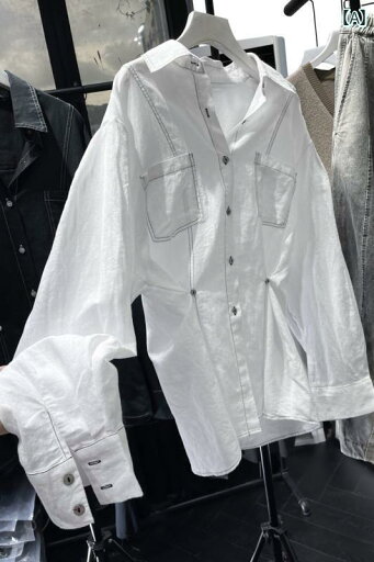 レディース シャツ トップス 自己 保持 ファッション ゆったり パッチワークシャツ スリム ウエスト リネンシャツ 女性用 レディース シャツ トップス 自己 保持 ファッション ゆったり パッチワークシャツ スリム ウエスト リネンシャツ 女性用