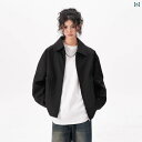 アウター メンズ ジャケット パーカ クリーン フィット ショート シルエット スーツ ジャケット レディース 2024 秋 グレー ストリート コート カッ...