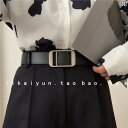 レディース ベルト カジュアル レディースレザー ベルト レディース シンプル メンズカジュアル 学生のの ジーンズ パンチングなし イン スタイル