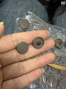 ボタン ラウンド アクセサリー メタリック コットンコート ダウン ジャケット 縫い 付け 不要 スナップ ボタン パネル カラー フラット 見えない
