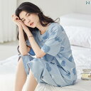 半袖 半ズボン パジャマ ウッドペッカー パジャマ レディース 夏 コットン 半袖 クロップドパンツ カジュアル ウェアラブル ホームウェア ツーピース セット
