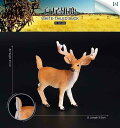 おもちゃ ホビー 動物 野生 動物の シミュレーション 鹿 カモシカ ニホン ジカ トナカイ 角 馬 固体 静的 子供用 動物 おもちゃ セット