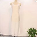 インナー ワンピース トップス チャイナ ドレス ベースの ペチコート サスペンダー 快適で 通気性の ある 無地の ミディアム 丈の ホワイト スリムフィット...
