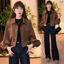 レディース コート ジャケット 女性用 ワークウェア ショート ジャケット 春秋 スタイル 小さい 韓国 ゆったり カジュアル スリム トップス