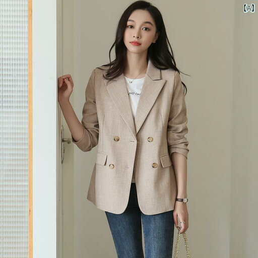 スーツ ジャケット カジュアル 女性用 スモール スーツ ジャケット 2025 春秋 韓国 カジュアル トップ スーツ ジャケット カジュアル 女性用 スモール スーツ ジャケット 2025 春秋 韓国 カジュアル トップ