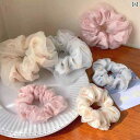 ヘア アクセサリー レディース 韓国 高級 ヘア ロープ 女性用 シフォン 大腸 リング 万能 バン ポニーテール ヘッド ドレス