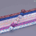 ヘア アクセサリー レディース キラキラ 輝く 星の グリッター ペーパー 幸運の 願いの 五芒星の 折り紙 蛍光 色の 紙