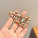 ヘア アクセサリー レディース ピンクの バラの ヘア ピン 女性 2025 サイド バング クリップ ヘッド ドレス ブロークン BB フラワー