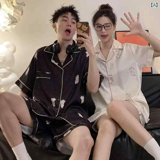 ワイドレッグ パンツ レディース カップル パジャマ ミルク ウサギの 男女 半袖 長袖 ズボン 夏 クール 冷感 ゆったり ホーム 服 ツーピース セット ワイドレッグ パンツ レディース カップル パジャマ ミルク ウサギの 男女 半袖 長袖 ズボン 夏 クール 冷感 ゆったり ホーム 服 ツーピース セット