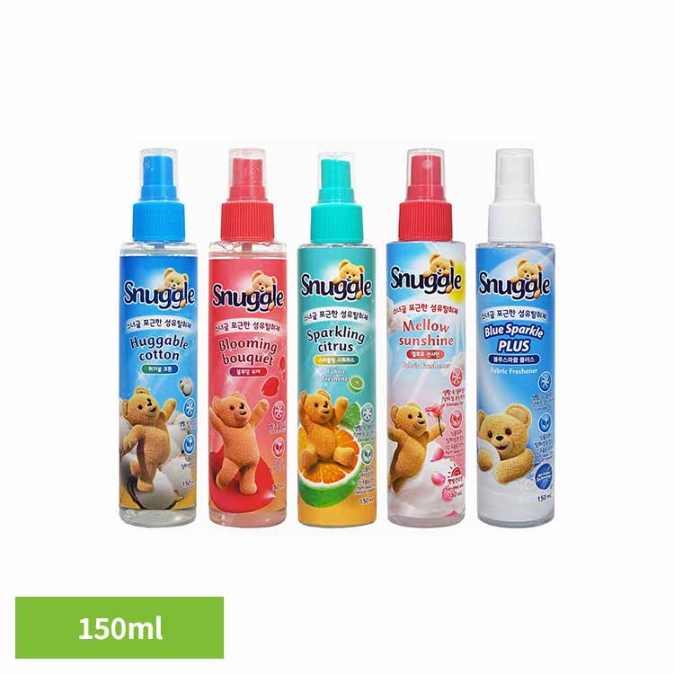 スナッグル ファブリックフレッシュナー 150ml Snuggle ファブリック 芳香スプレー 消臭 衣類 布団 アメリカンディールスコーポ　ハガブルコットン ブルーミングブーケ スパークリングシトラス メローサンシャイン ブルースパークルプラス 【B】