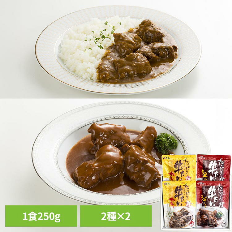たっぷり牛たんカレー・シチューセット GCS-4牛たん 仙台 キスケ 喜助 セット カレー シチュー 常温 味の牛たん喜助 【TD】 【代引不可】 bizstyle-10007368 キテミル パッケージ画像