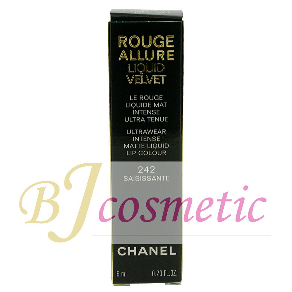 CHANEL シャネル ルージュ アリュール リクィッド ヴェルヴェット 242 セジサント 6ml リップカラー