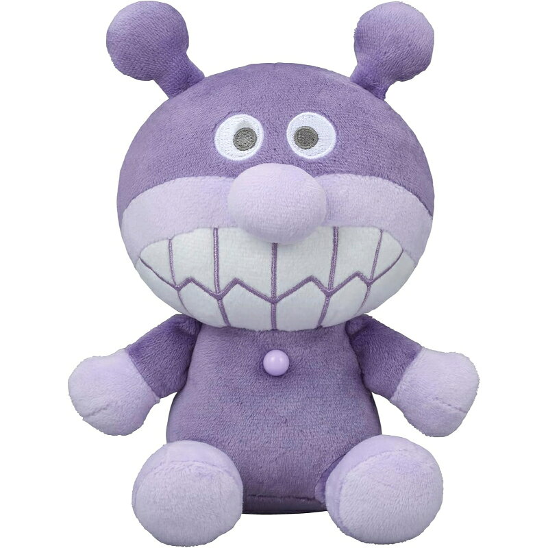 Rakuten - ふんわりカラーぬいぐるみ バイキンマン キャラクター ぬいぐるみ やわらか 柔らかい 手触り 優しい 色合い インテリア 子ども ベビー トドラー キッズ プレゼント ギフト おもちゃ 抱きしめ 安心 人気 かわいい