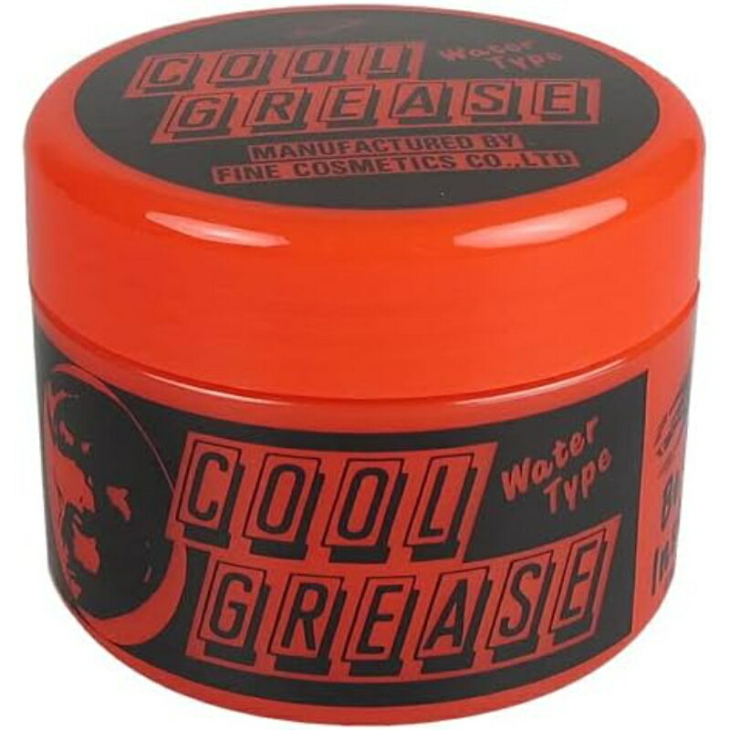 Sakamoto Koseido Cool Grease R Super Hard Type 210g (1, 2, 3, or 6 packs available) Water-soluble hair styling product. Strong hold, texture, and style. Washes out with shampoo or water. Suitable for men's short hair and very short hair. Gel, pomade, barber, and hair salon use.