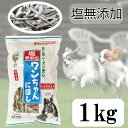 ワンちゃんにぼし 1kg 犬 国産 おやつ おつまみ煮干し ドッグフード 犬用 塩無添加 栄養たっぷり 天然素材 国産 カルシウム 煮干し ペット お徳用 サカモト
