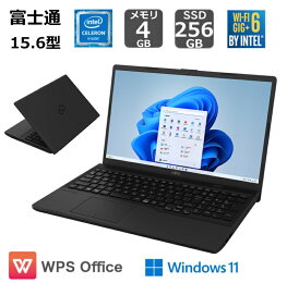 ڿʡŹդʡٻFUJITSUΡȥѥFMVLite15.6/Celeron6305/4GB/SSD256GB/Win10/Web/DVDɥ饤/Officeդ