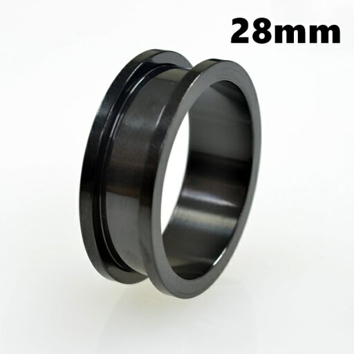 ボディピアス ブラックカラー フレッシュトンネル サージカルステンレス 28mm ボディーピアス) ボディピアス ブラックカラー フレッシュトンネル サージカルステンレス 28mm ボディーピアス)