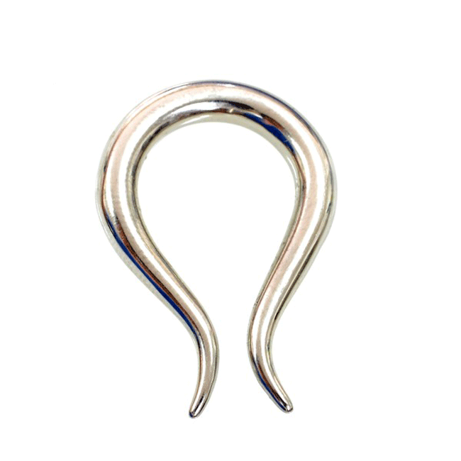 ボディピアス スプリッド フックピアス 6G ロブピアス サージカルステンレス ボディーピアス 6ゲージ 4mm