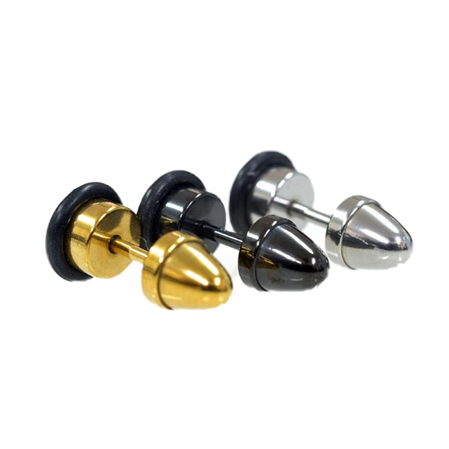 Rakuten - 弾丸【5.5mm】フェイクプラグ/フェイクバーベル ストレートバーベル 【16G】(ボディピアス/軟骨ピアス ） 片耳売り