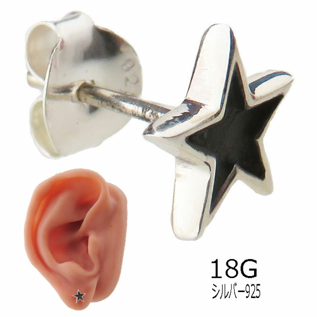 樂天商城 - 星 スター ピアス シルバーピアス スタッドピアス シルバー925