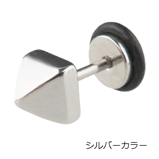 ボディピアス フェイクプラグ フェイクバーベル 16G ストレートバーベル スパイク 1.2mm ボディピアス 片耳売り