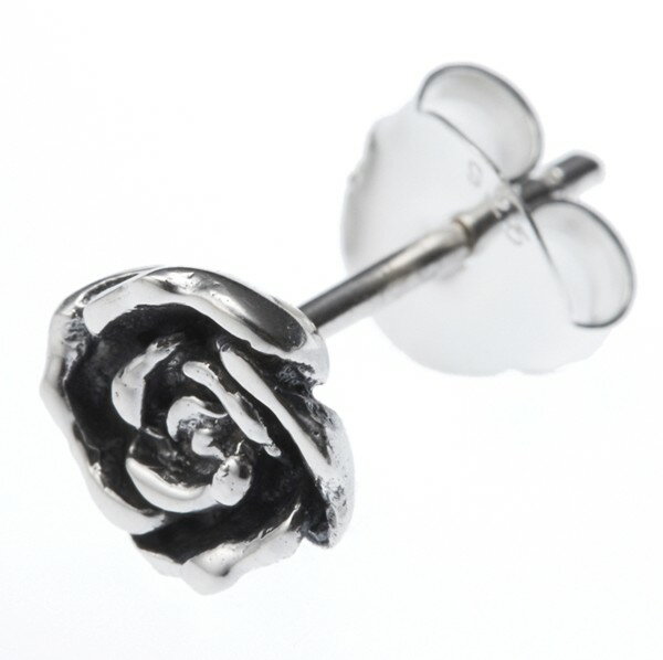 薔薇 バラ ROSE シルバー925 ピアス スタッド シルバーピアス