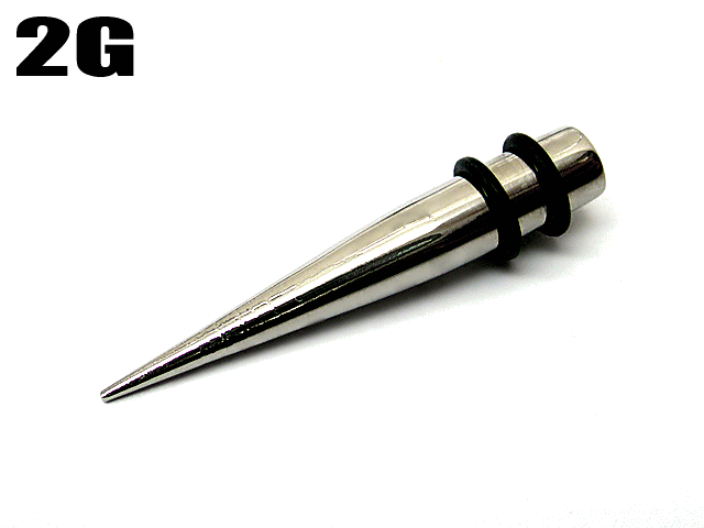 拡張器 エキスパンダー【2G】(ボディピアス/ボディーピアス)サージカルステンレス/拡張器/エキスパンダー/インサーションピン/インサート/ニードル/イヤーロブ/コンク/ 2ゲージ/6ミリ